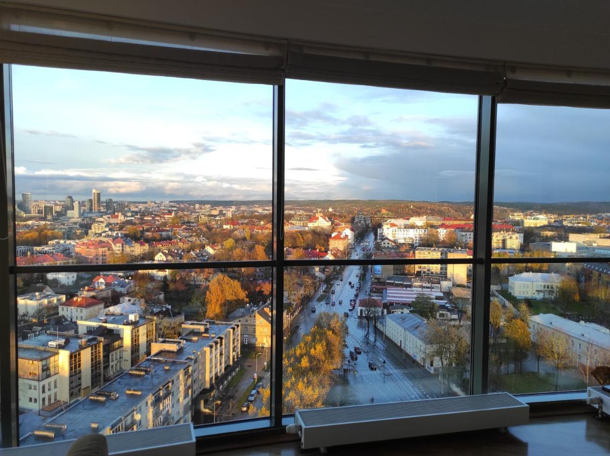 Luxury Apartment In Skyscraper Wilno Zewnętrze zdjęcie