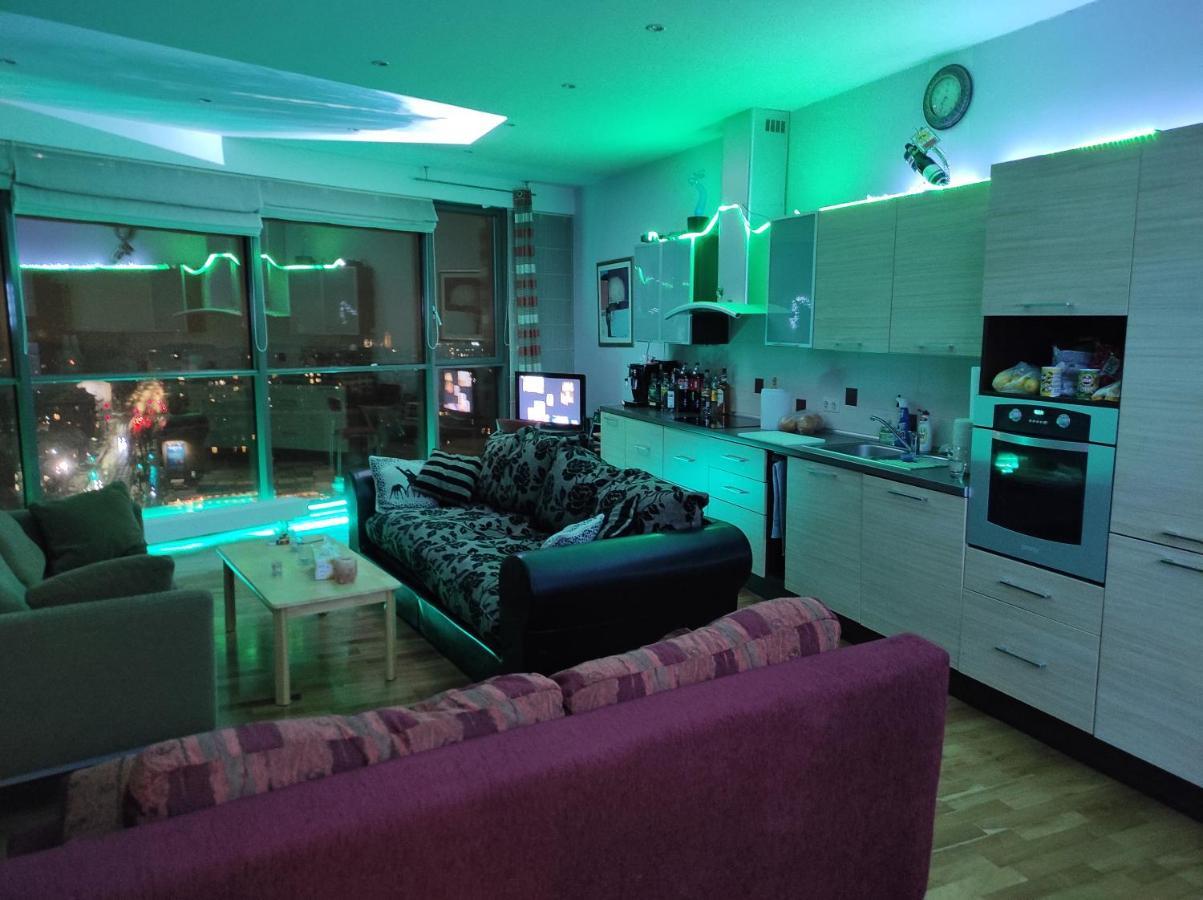 Luxury Apartment In Skyscraper Wilno Zewnętrze zdjęcie