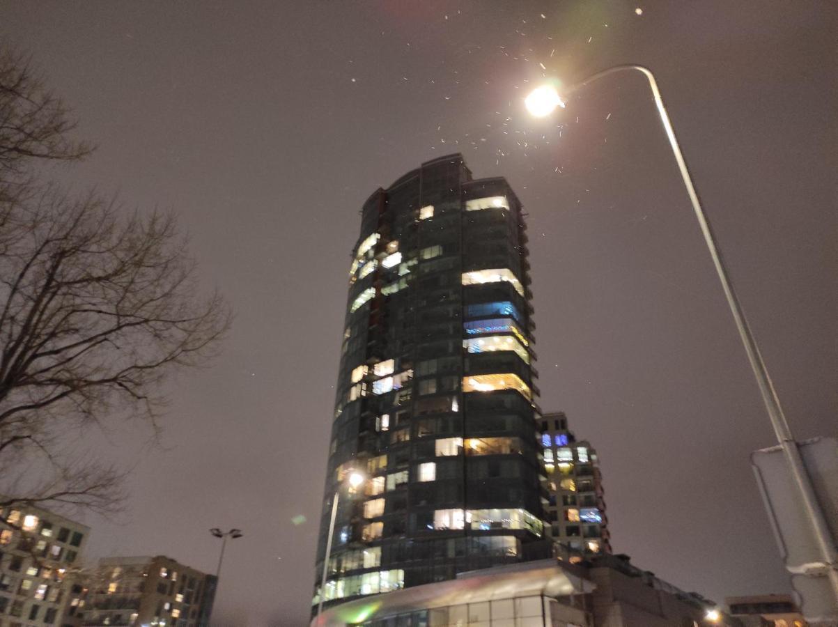 Luxury Apartment In Skyscraper Wilno Zewnętrze zdjęcie